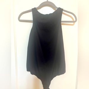 Black Skims Highneck Bodysuit